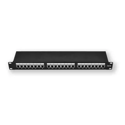 PP -130 24P / C5E / S - 19 "patch panel 1U, 24 port C5E árnyékolt