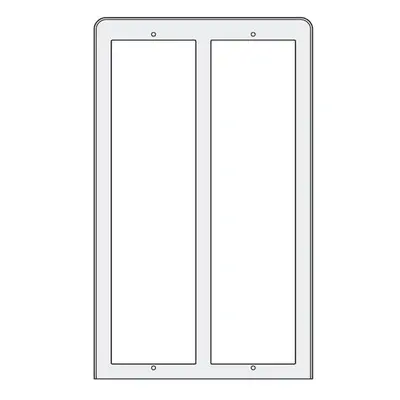 PL86 - eső előtető 3x2 modul, Profilo