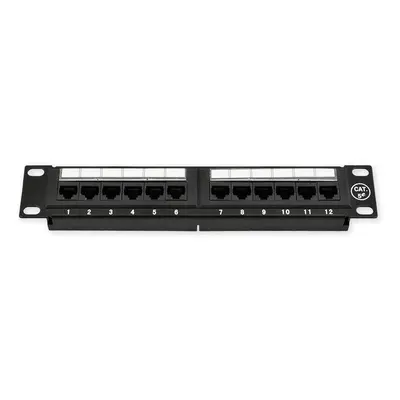 PP -110 12P / C5E - 10 "patch panel 1U, 12 C5E port