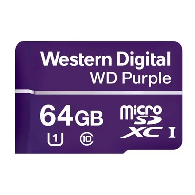 WDD064G1P0A - 64 GB -os microSDXC memóriakártya, WD Purple