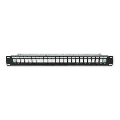 PP -106 24 üres - 19 "patch panel 1U, 24 KJ