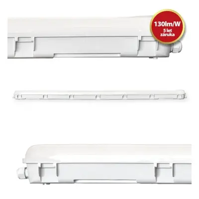 Tesla - LED tri-proof LED light 1200mm, 40W, 230V, 5200lm, 4000K, IP66