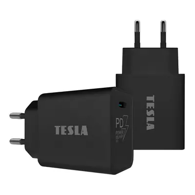 Tesla Power Charger T100, Gyorstöltő 20 W PD 3,0/PPS (fekete szín)