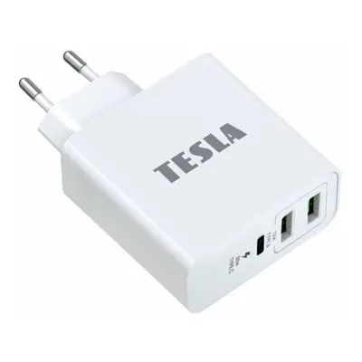 TESLA Device PA65 - USB - C töltőadapter 65W 3 az 1-ben