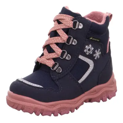 lányok fűzős csizma HUSKY1 GTX, Superfit, 1-000046-8010, sötétkék