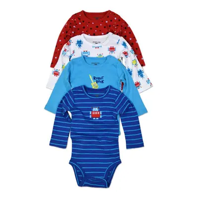 Body Csecsemő 4pack, hosszú ujjú, pidilidi, pd1004, gyerek | 0-3m