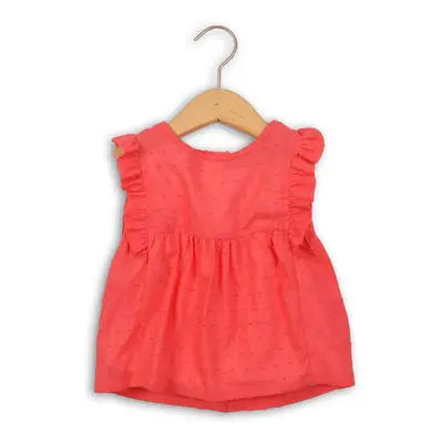 Tank Top lányok fodrosokkal, Minoti, Mexikó 2, Red | 6-12m