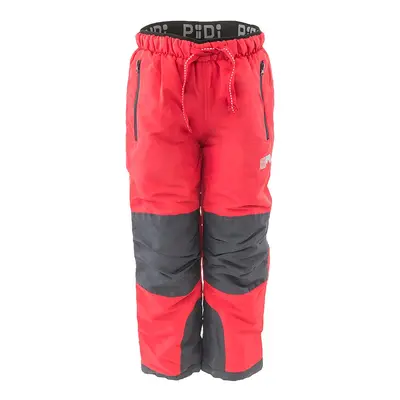outdoor sportnadrág, fleece bélésű, Pidilidi, PD1121-08, piros | 4év