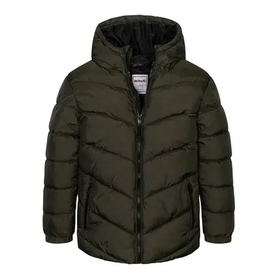 Fiú nejlon puffa kabát, Minoti, 11COAT 16, khaki színű | 4/5év