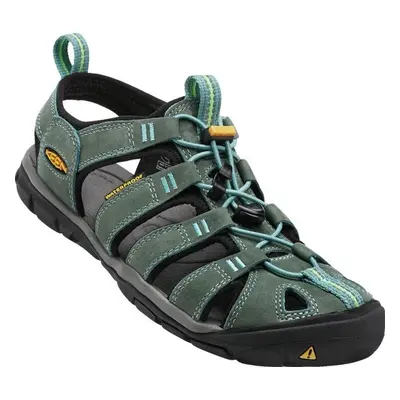 Clearwater CNX Leather W mineral blue/yellow szandál, Keen, 1014371, kék