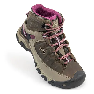 Női bokacsizma Targhee III MID WP W, Weiss/ boysenberry, Keen, 1018178, barna | US 9