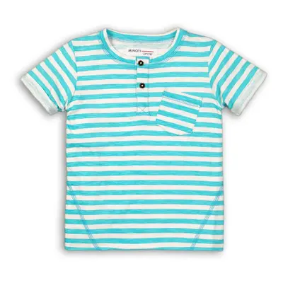 Fiúk shirt rövid ujjú, minoti, eco 7, kék | 6-12m