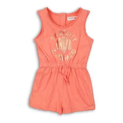 Overál lány pamut, Minoti, TG PLAYSUIT 1, rózsaszín | 6-12m