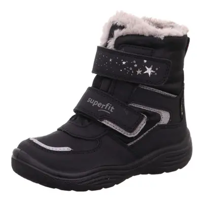 Lányok téli csizma CRYSTAL GTX, Superfit, 1-009098-0000, fekete