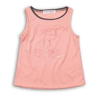 Tank top lány sport, minoti, teljesítmény 7, rózsaszín | 4/5év