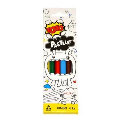 Crayons Jumbo Ergo 6 db, TOTO, W811043