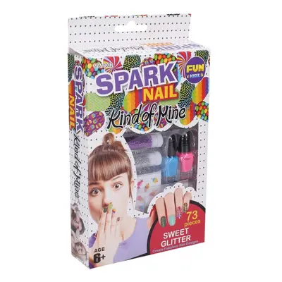 Nail Set - Glitter édességgel, Funkidz, W008168