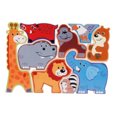 Wild Safari Jigsaw 9 PCS, PLAYGO, W100454