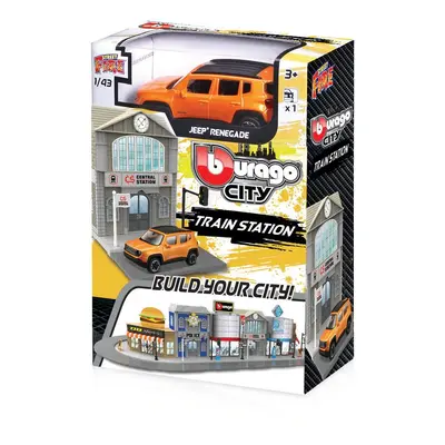 Bburago City 1:43 18-31505 vasútállomás, bburago, w010105