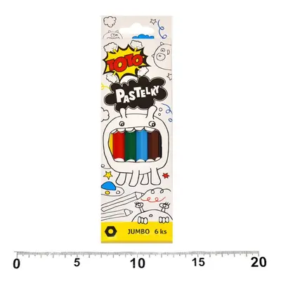 Crayons Jumbo 6 db, TOTO, W811046