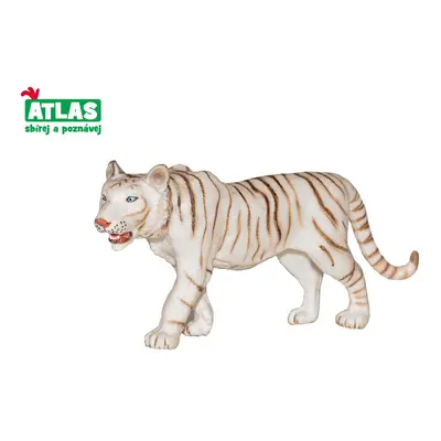 C - Figurin fehér tigris 13cm, Atlas, W101809