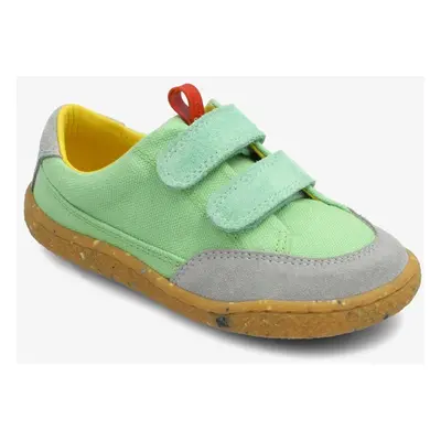 Mezítlábas gyermek tornacipő GROUNDIES AMSTERDAM LIGHT GREEN, zöld