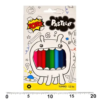 Crayons Jumbo 12 db, TOTO, W811047