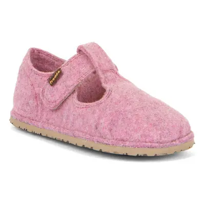 Lányok mezítlábas papucs FLEXY WOOLY Pink; Froddo; G1700378-7