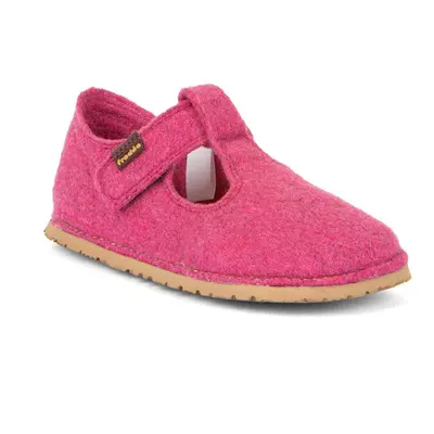 Lányok mezítlábas papucs FLEXY WOOLY Fuxia; Froddo; G1700378-6