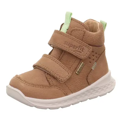 Gyermek egész évben használatos cipő BREEZE Brown/Light Green Gore-Tex, Superfit,1-000367-3020