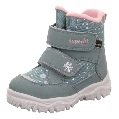 Lány téli csizma HUSKY1 Világoszöld/rózsaszín Gore-Tex, Superfit,1-006045-7500