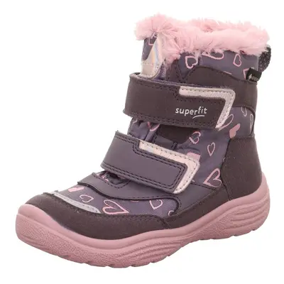 Lány téli csizma CRYSTAL Lila/Rózsaszín Gore-Tex, Superfit,1-009091-8510