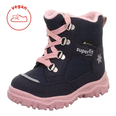 Lány téli csizma HUSKY1 Kék/Rózsaszín Gore-Tex, Superfit,1-006046-8010