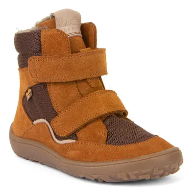 Gyermek téli mezítlábas cipő TEX WINTER Cognac, Froddo, G3160233-1, barna