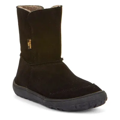 Gyermek téli mezítlábas cipő TEX SUEDE Fekete, Froddo, G3160238-4, fekete