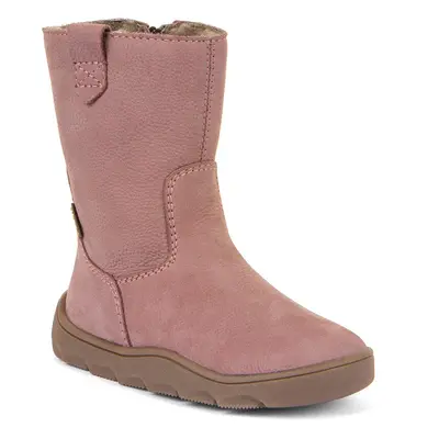 Lányok téli mezítlábas csizma ZERU TEX BOOT Dark Pink, Froddo, G3160242-3, rózsaszín