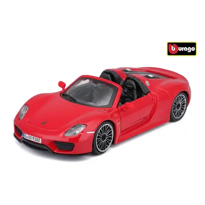 Bburago 1:24 Plus Porsche 918 Spyder piros, W021274