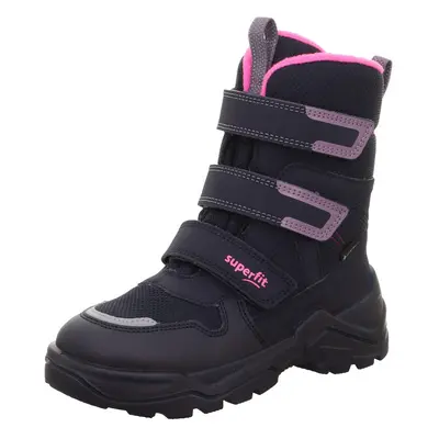 Lány téli csizma barefit SNOW MAX kék/rózsaszín Gore-Tex, Superfit , 1-002023-8020