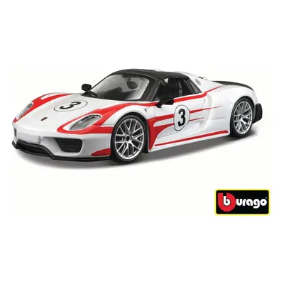 BBuggo 1:24 Race Porsche 918 Weissach White, BBRAGO, W007356