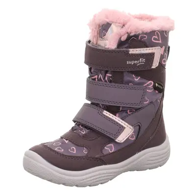 Lány téli csizma CRYSTAL Lila/Rózsaszín Gore-Tex, Superfit,1-009090-8510