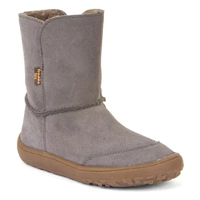 Gyermek téli mezítlábas cipő TEX SUEDE Szürke, Froddo, G3160238-3, szürke