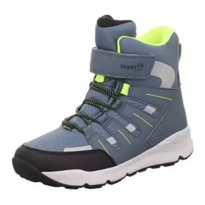 Gyermek téli csizma FREE RIDE Világoskék/sárga Gore-Tex, Superfit , 1-000568-8000, világoskék