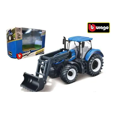 Bburago Mezőgazdasági traktor New Holland elülső vödörrel, W012162