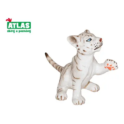 A - Figurin Tiger White Cub 6cm, Atlas, W101810