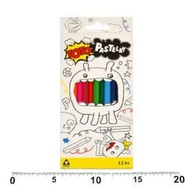 Crayons 12 db, háromszög, TOTO, 811036