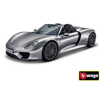 Boburago 1:24 Porsche 918 Spyder Metallic Grey, Bburago, W007343