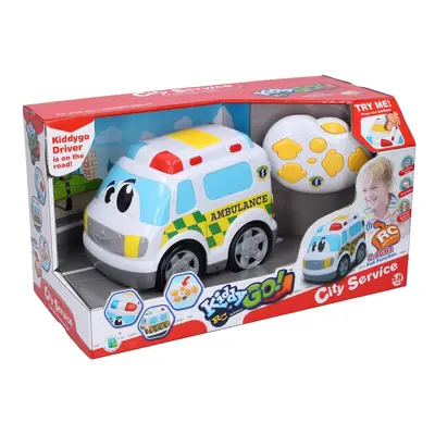 Kiddy RC távirányítós mentőautó effektekkel 19 cm, Wiky RC, W012377