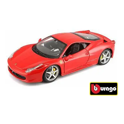 Bburago 1:24 Ferrari 458 Italia piros, W007280