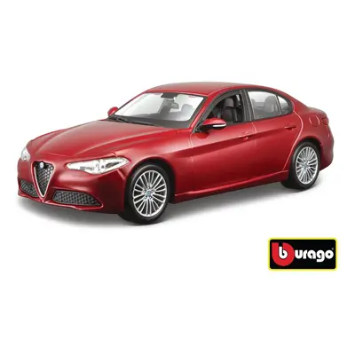 BBRAGO 1:24 Alfa Romeo Giulia (2016) fémes vörös, bburago, w007264