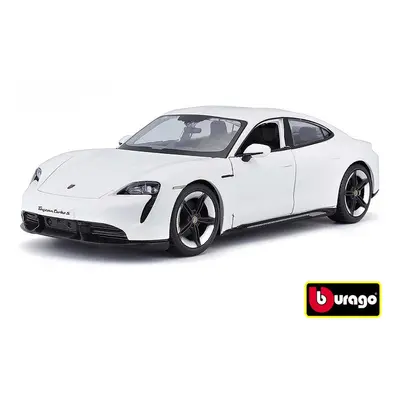 Bburago 1:24 Porsche Taycan Turbo S 2019 Carrara Fehér, W018377